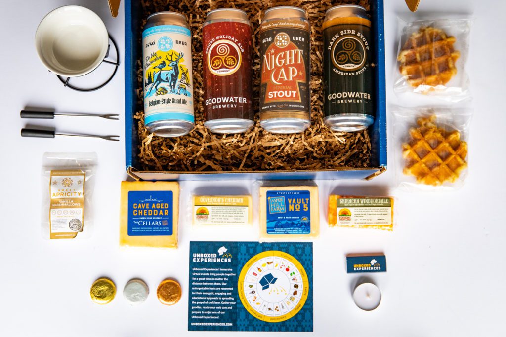 box of beer cheese and fondue kit