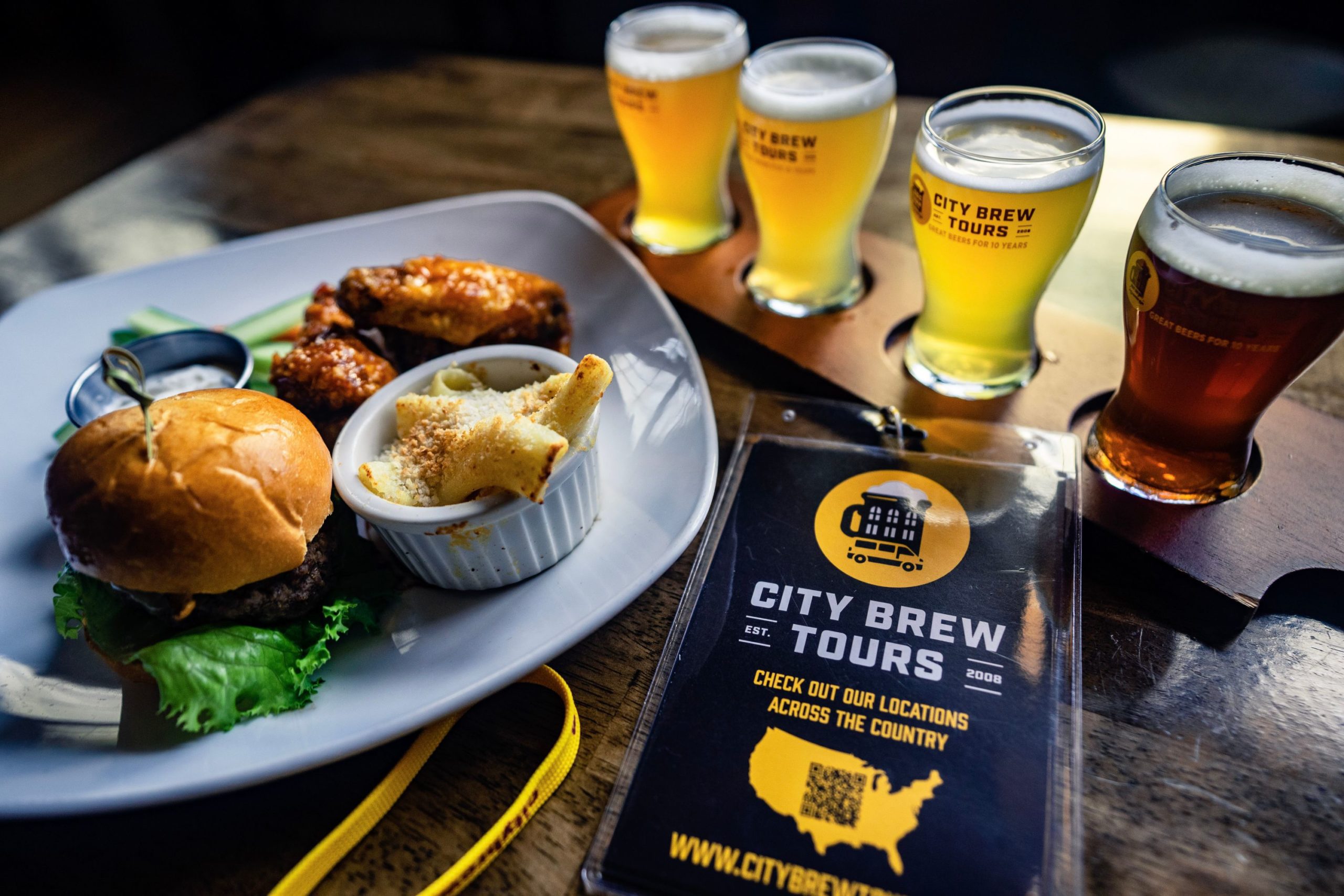A meal and beer pairing