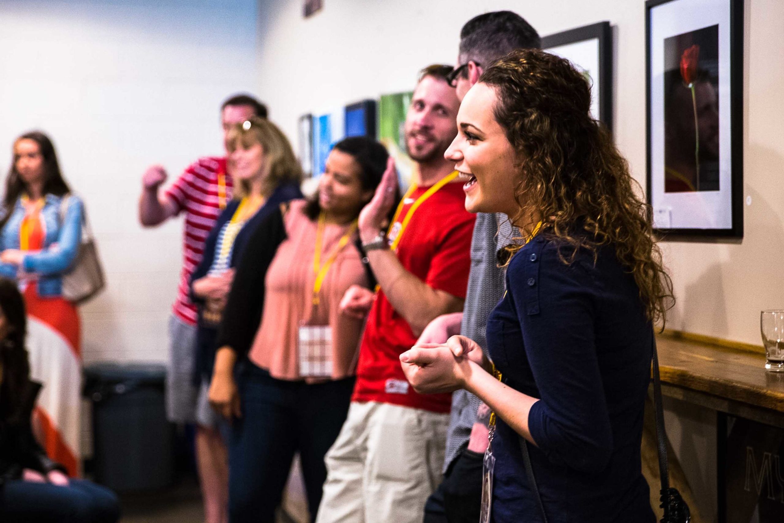 A company outing learns about a local brewery with City Brew Tours