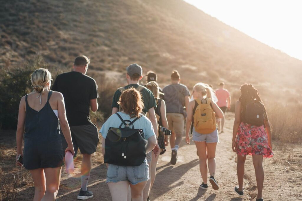 Outdoor adventure challenges as a team building for work