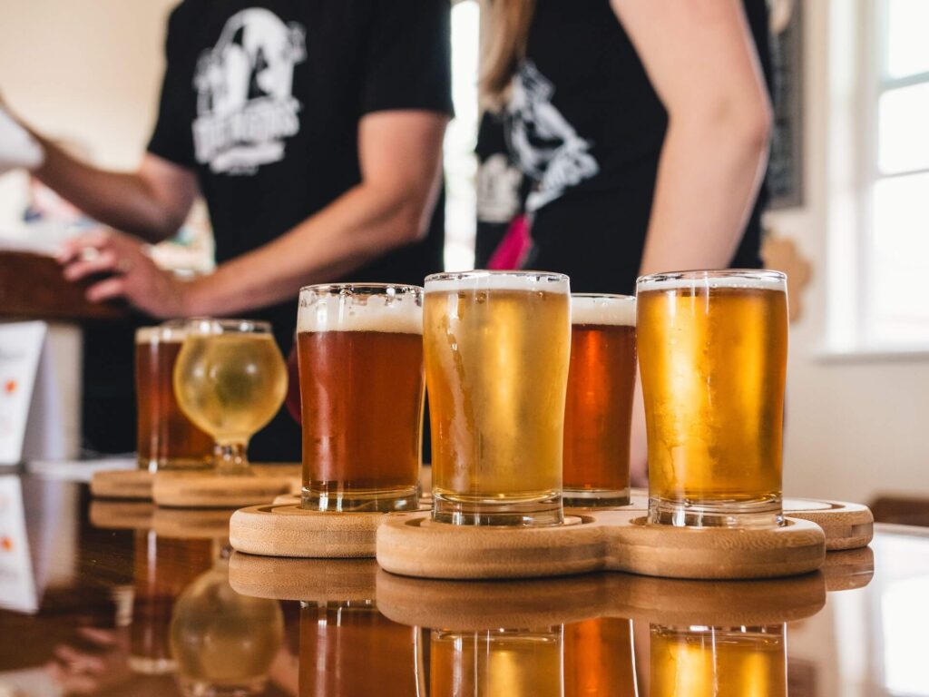 Different types of beers that can be obtained with specific beer brewing processes