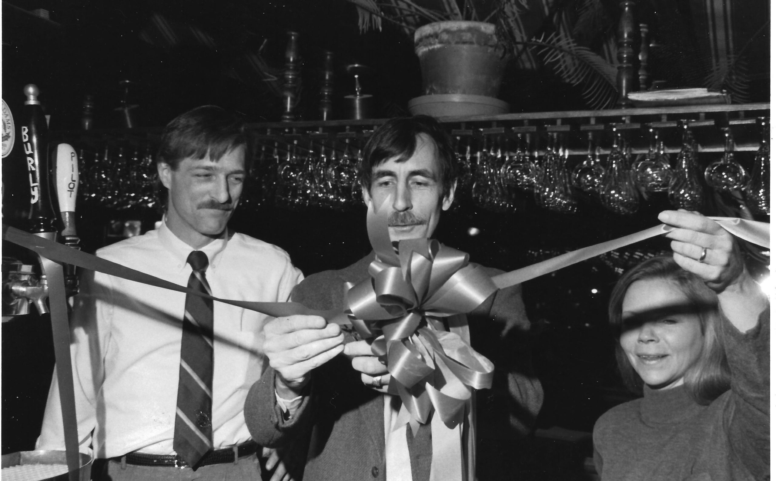 Vermont Pub and Brewery's ribbon cutting in 1988